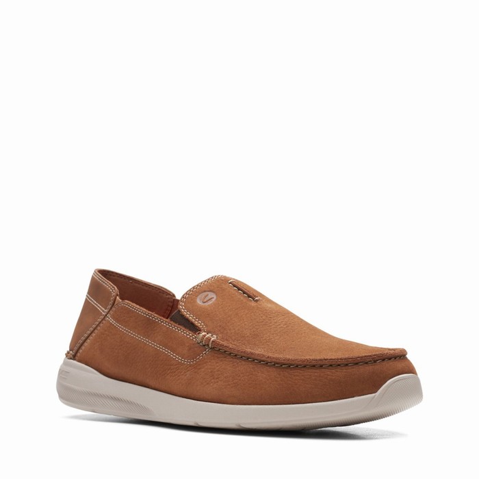 Loafers Clarks Gorwin Step Homme Marron | TSICXJCK