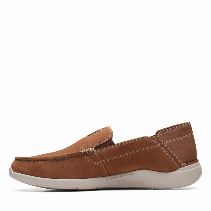 Loafers Clarks Gorwin Step Homme Marron | TSICXJCK