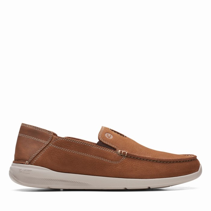 Loafers Clarks Gorwin Step Homme Marron | TSICXJCK