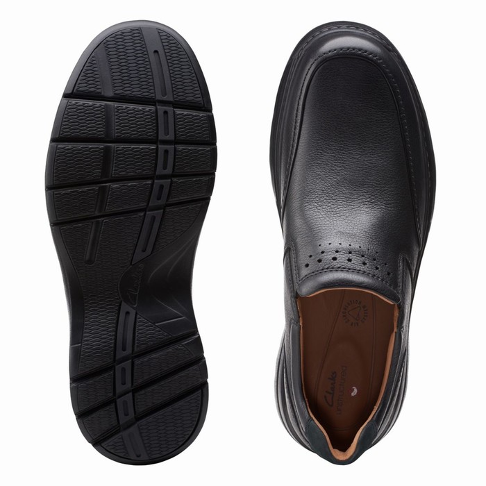 Loafers Clarks Un Brawley Step Homme Noir | QOTEPFWI