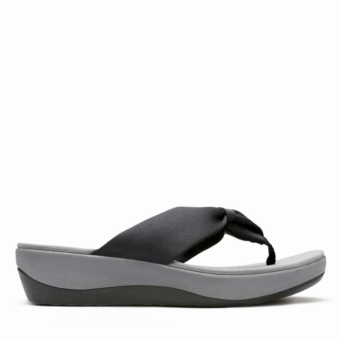 Sandales Clarks Arla Glison Femme Noir | IEJUCNWW