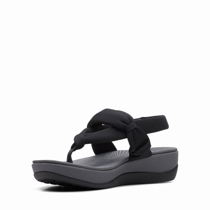 Sandales Clarks Arla Nicole Femme Noir | IB4FXV1W