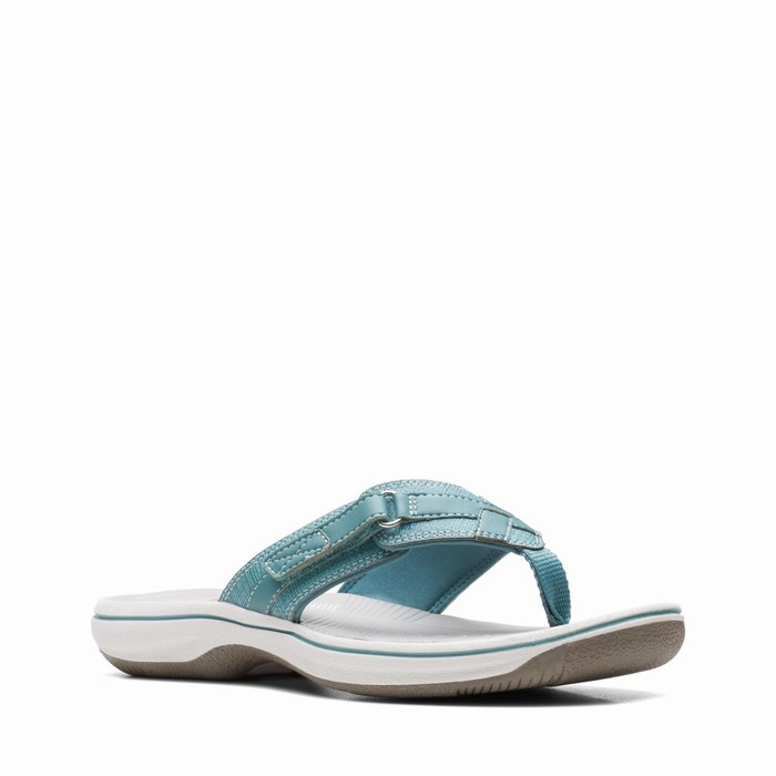 Sandales Clarks Breeze Sea Femme Turquoise | CZUJIE9Y