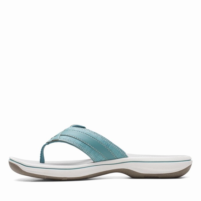 Sandales Clarks Breeze Sea Femme Turquoise | CZUJIE9Y