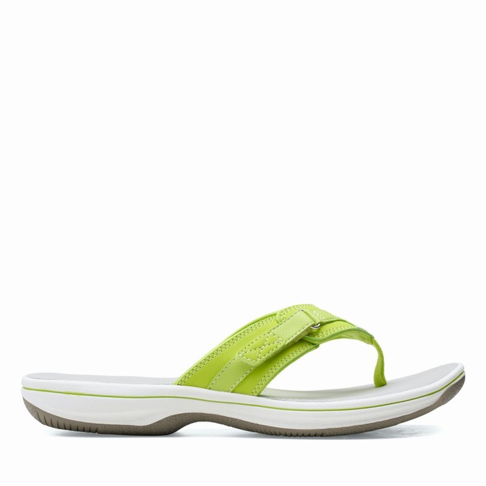 Sandales Clarks Breeze Sea Femme Vert Clair | 8CHVEAJD