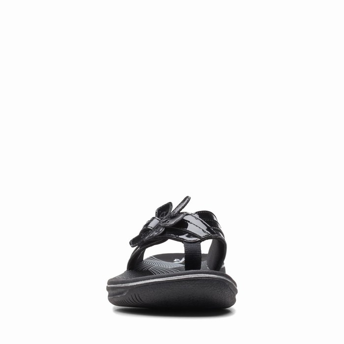 Sandales Clarks Brinkley Flora Femme Noir | KGEHHMQV