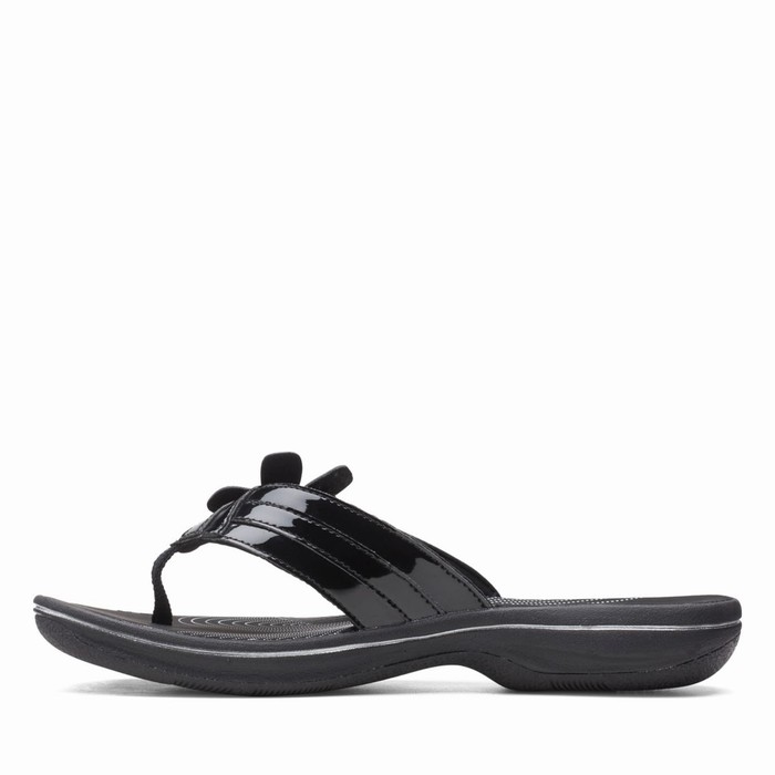 Sandales Clarks Brinkley Flora Femme Noir | KGEHHMQV