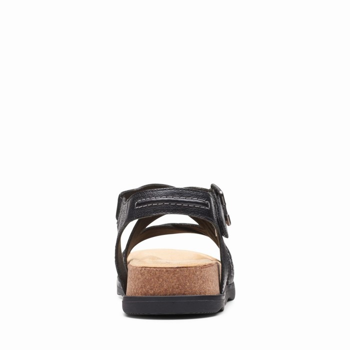 Sandales Clarks Brynn Ave Femme Noir | M1PWRXDN