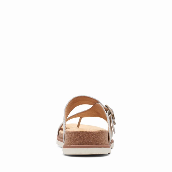 Sandales Clarks Brynn Madi Femme Blanche | WHCNEH9T