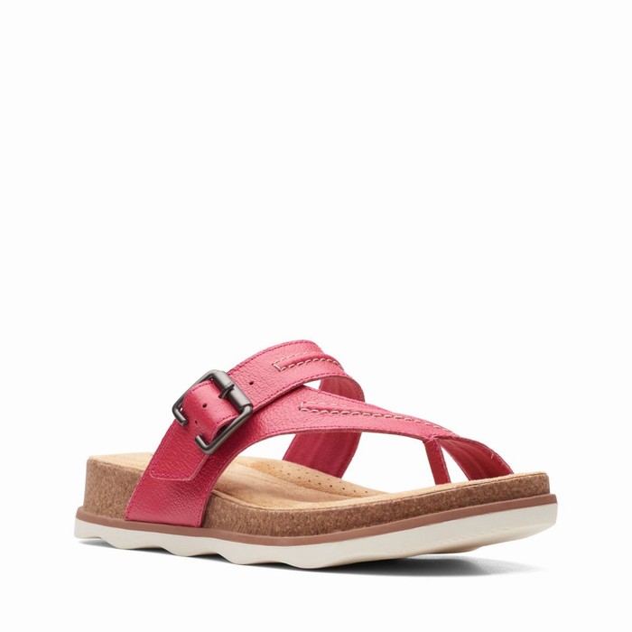 Sandales Clarks Brynn Madi Femme Fushia | AFGY2SVR