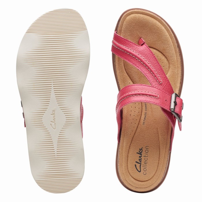 Sandales Clarks Brynn Madi Femme Fushia | AFGY2SVR