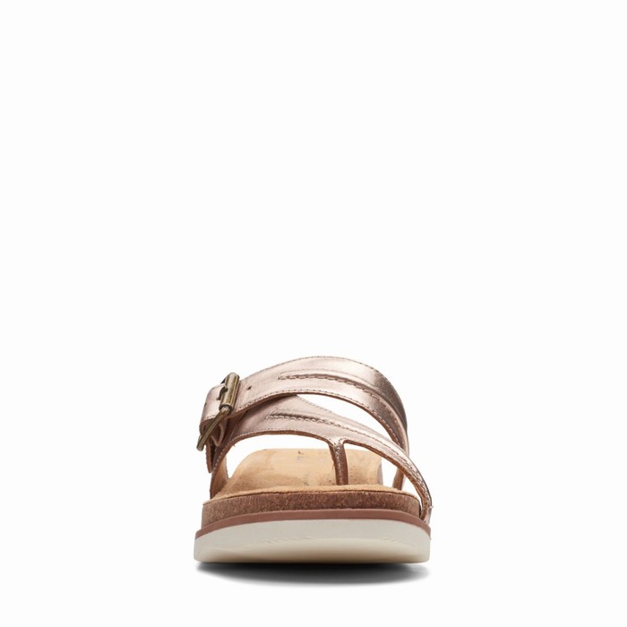 Sandales Clarks Brynn Madi Femme Rose Doré | IPGXGES5