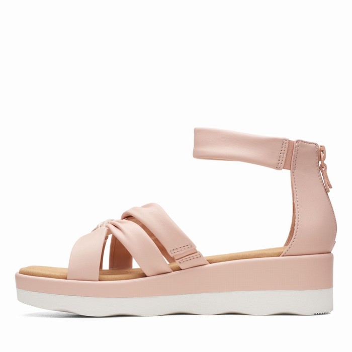 Sandales Clarks Clara Rae Femme Rose Clair | IDUSI5WY