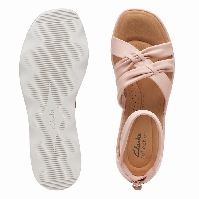 Sandales Clarks Clara Rae Femme Rose Clair | IDUSI5WY