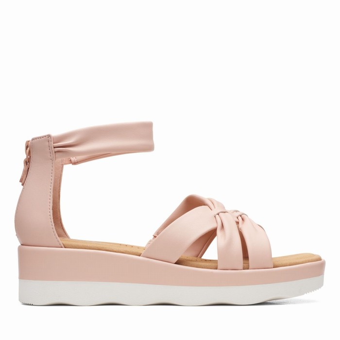 Sandales Clarks Clara Rae Femme Rose Clair | IDUSI5WY