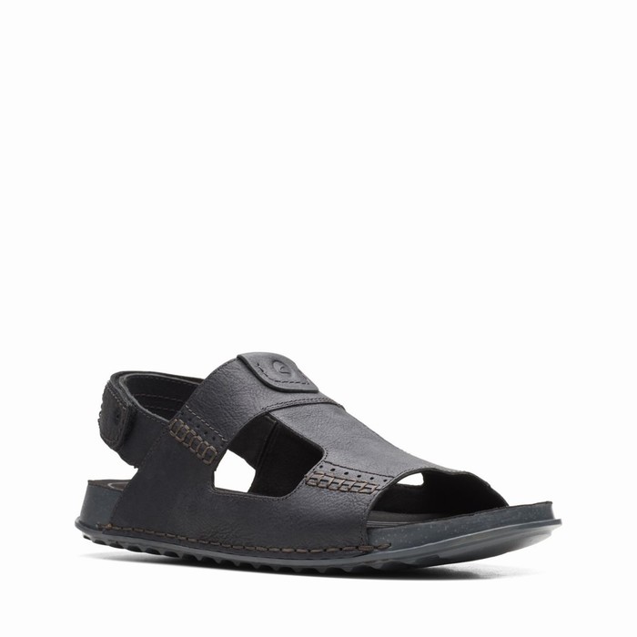 Sandales Clarks Crestview Bay Homme Noir | I4L8UFAK