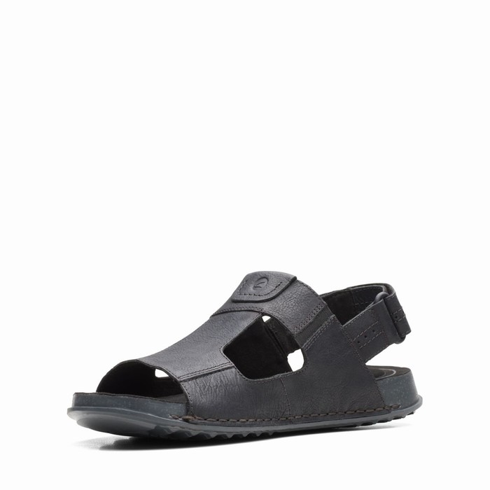 Sandales Clarks Crestview Bay Homme Noir | I4L8UFAK