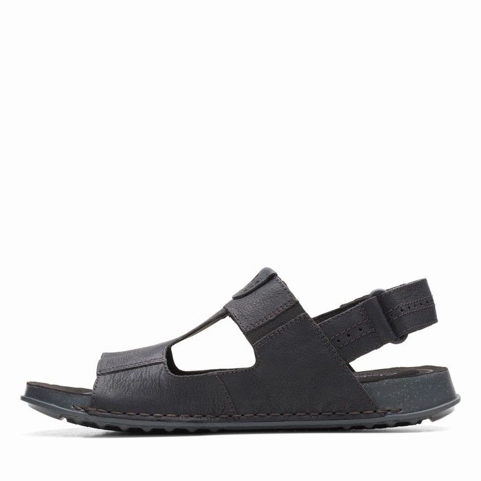 Sandales Clarks Crestview Bay Homme Noir | I4L8UFAK