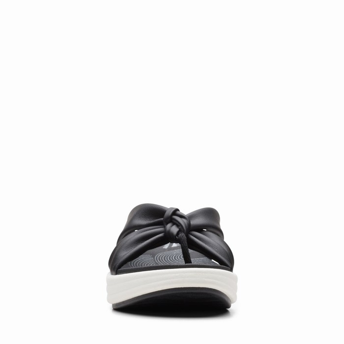 Sandales Clarks Drift Ave Femme Noir | TKGGPEJR