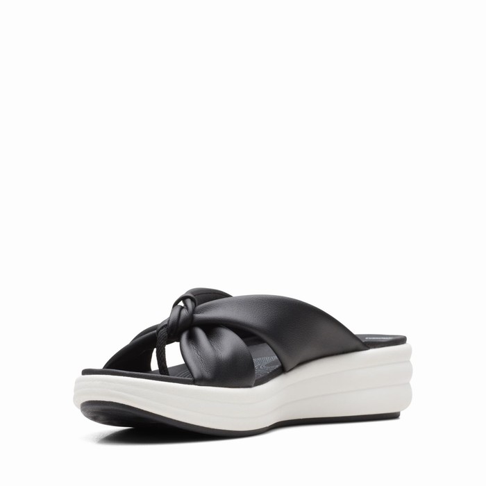 Sandales Clarks Drift Ave Femme Noir | TKGGPEJR