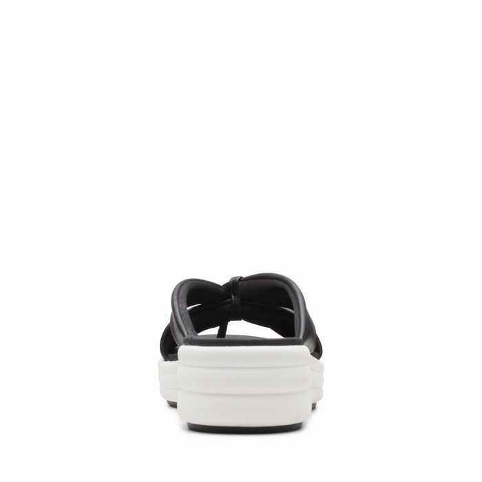 Sandales Clarks Drift Ave Femme Noir | TKGGPEJR