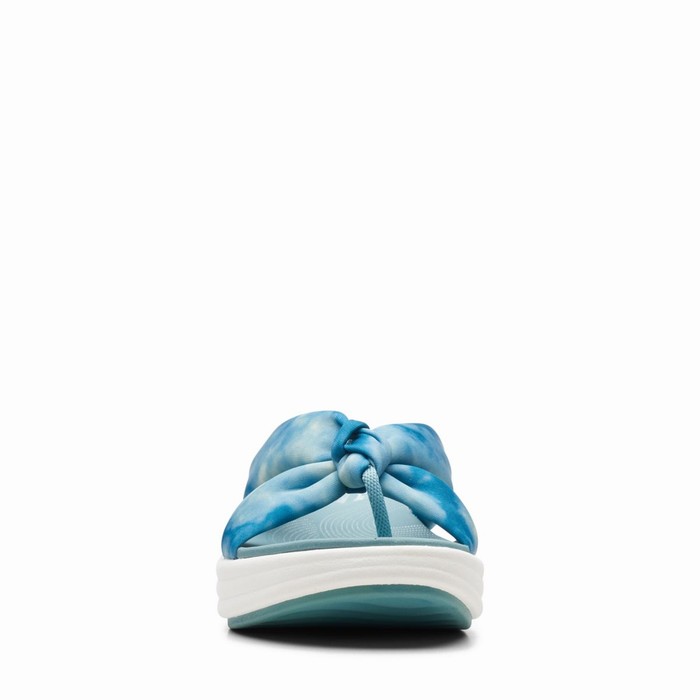 Sandales Clarks Drift Ave Femme Turquoise | NFXQQ17S