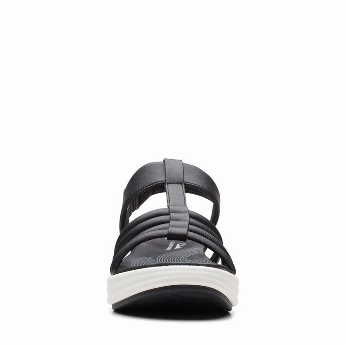 Sandales Clarks Drift Ease Femme Noir | TBHOCRIN