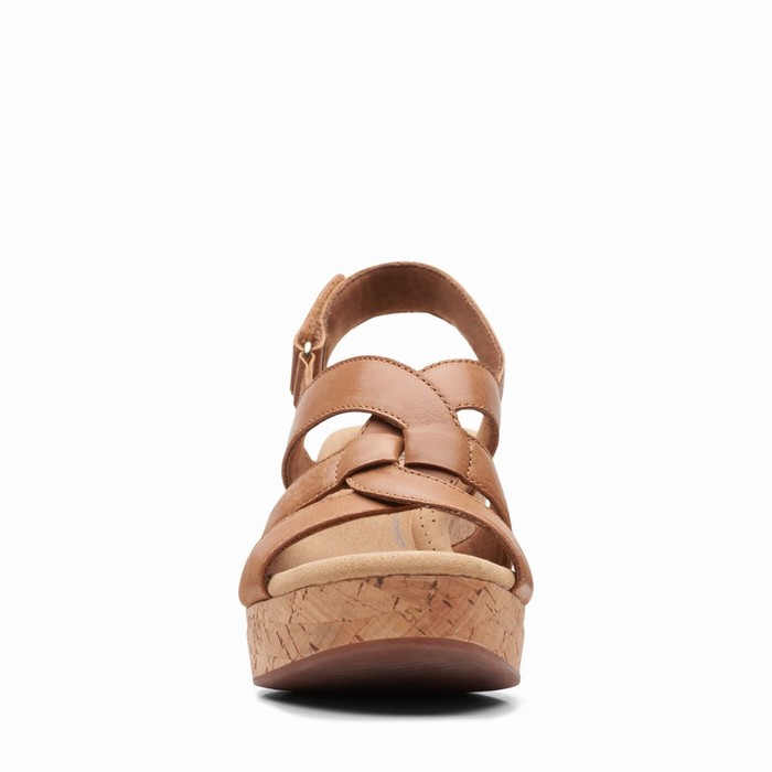 Sandales Clarks Giselle Beach Femme Marron | PEQFADBZ