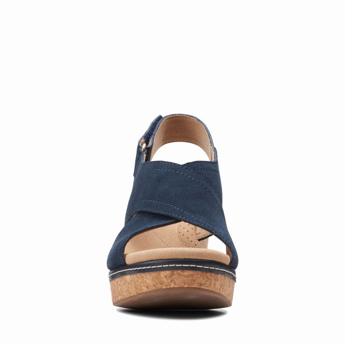 Sandales Clarks Giselle Cove Femme Bleu Marine | DK1DBWCF