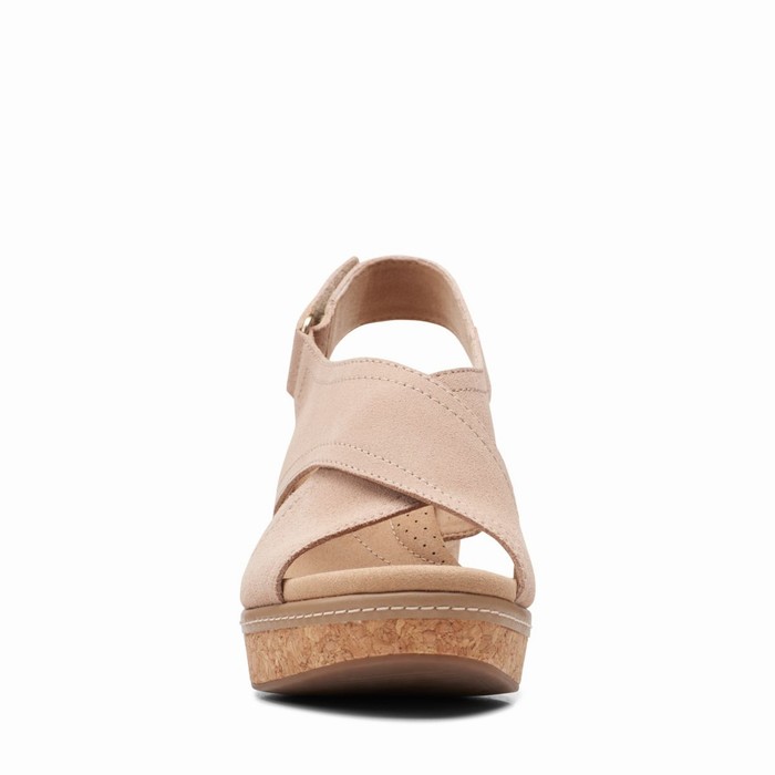 Sandales Clarks Giselle Cove Femme Marron | CZKDUIEK