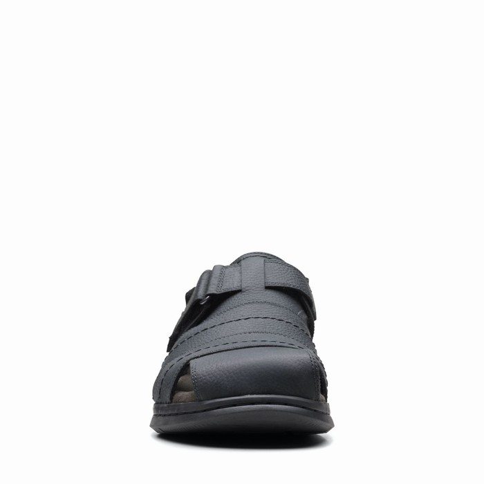 Sandales Clarks Hapsford Cove Homme Noir | 8WY2DTNK