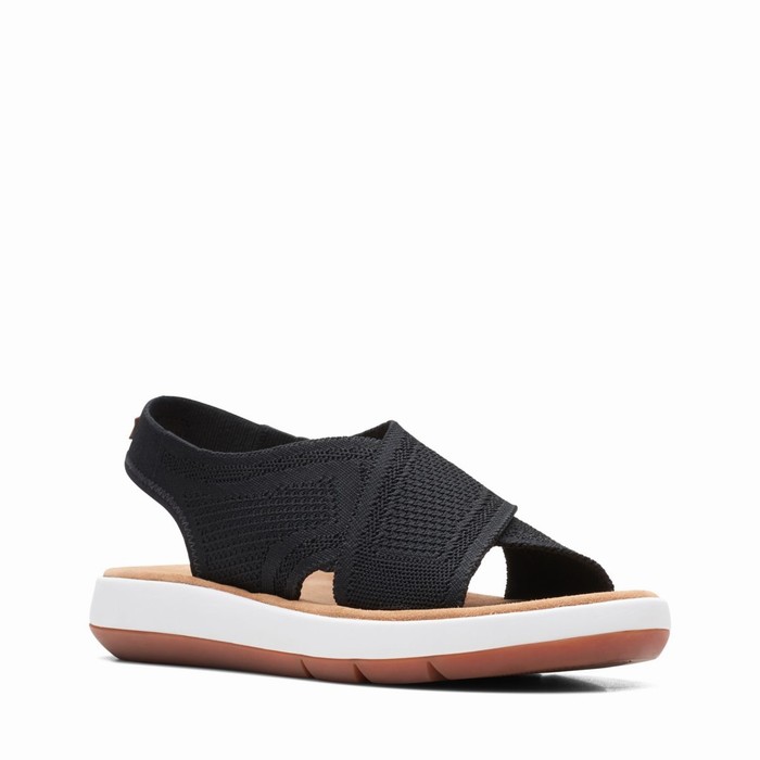 Sandales Clarks Jemsa Dash Femme Noir | VUQITAWF