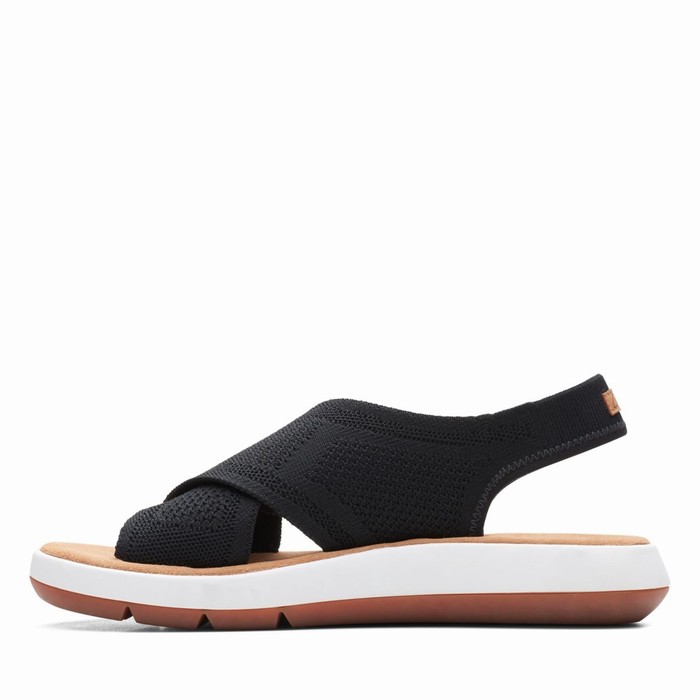 Sandales Clarks Jemsa Dash Femme Noir | VUQITAWF