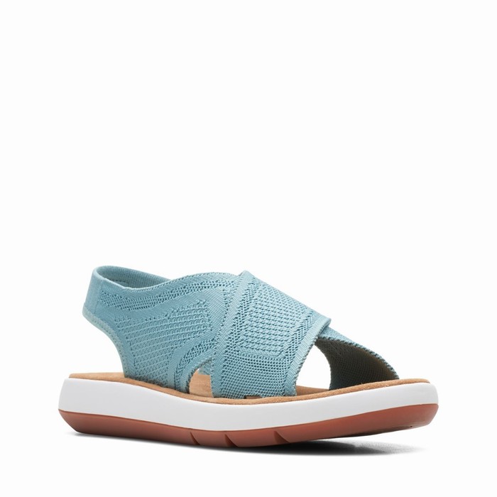 Sandales Clarks Jemsa Dash Femme Turquoise | 1F2HQZVY