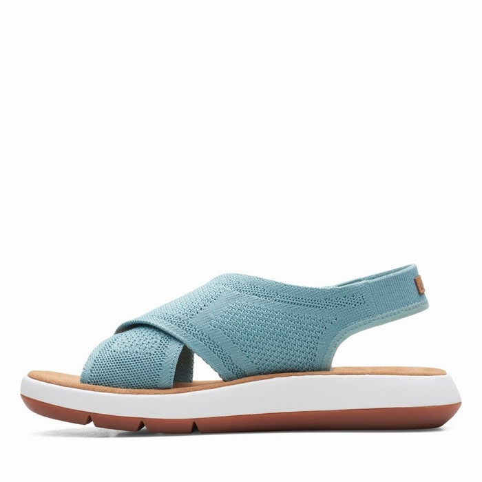 Sandales Clarks Jemsa Dash Femme Turquoise | 1F2HQZVY