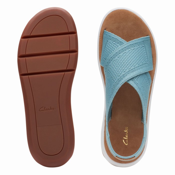 Sandales Clarks Jemsa Dash Femme Turquoise | 1F2HQZVY