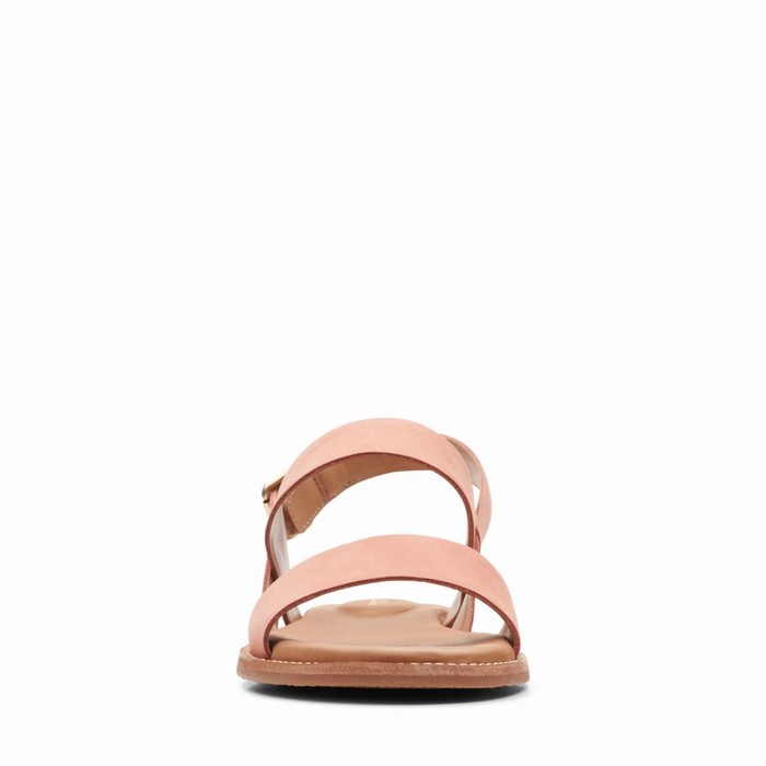 Sandales Clarks Karsea Brides Femme Corail Clair | RZQLNAOH