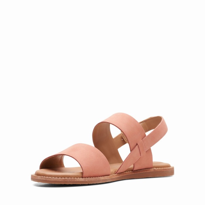 Sandales Clarks Karsea Brides Femme Corail Clair | RZQLNAOH