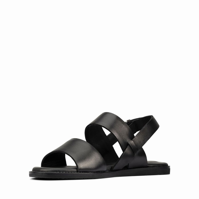 Sandales Clarks Karsea Brides Femme Noir | QUEZY2EM