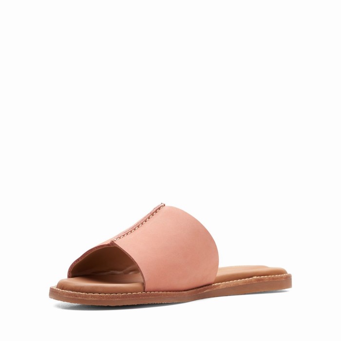 Sandales Clarks Karsea Mule Femme Corail | KAIVHAHJ