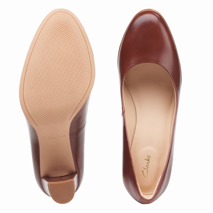 Sandales Clarks Kaylin Cara 2 Femme Marron | LDXAZF1Q