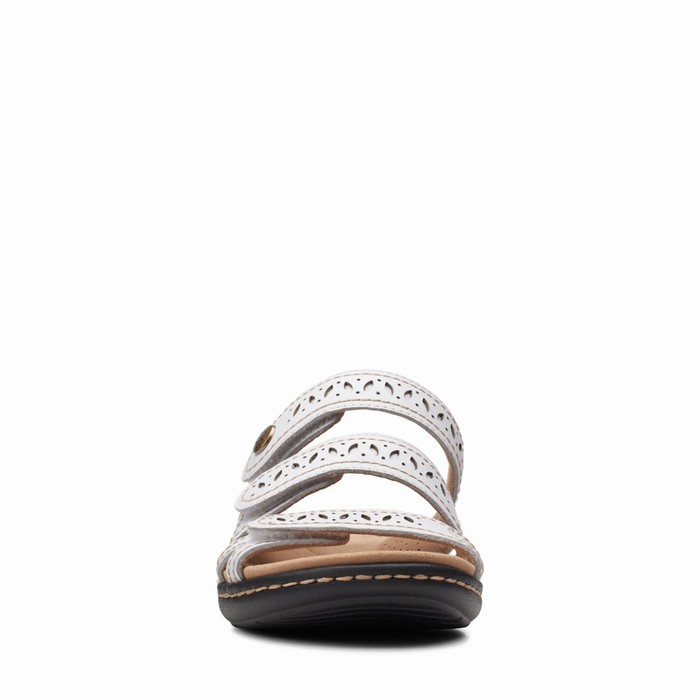 Sandales Clarks Laurieann Dee Femme Blanche | Q1OZHFUV