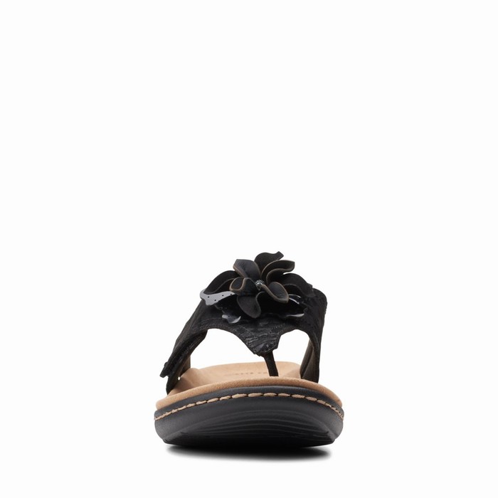 Sandales Clarks Laurieann Gema Femme Noir | UAIID1VB