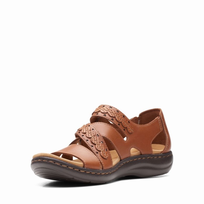 Sandales Clarks Laurieann Holly Femme Marron | YRW2UE3V