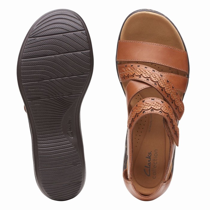 Sandales Clarks Laurieann Holly Femme Marron | YRW2UE3V