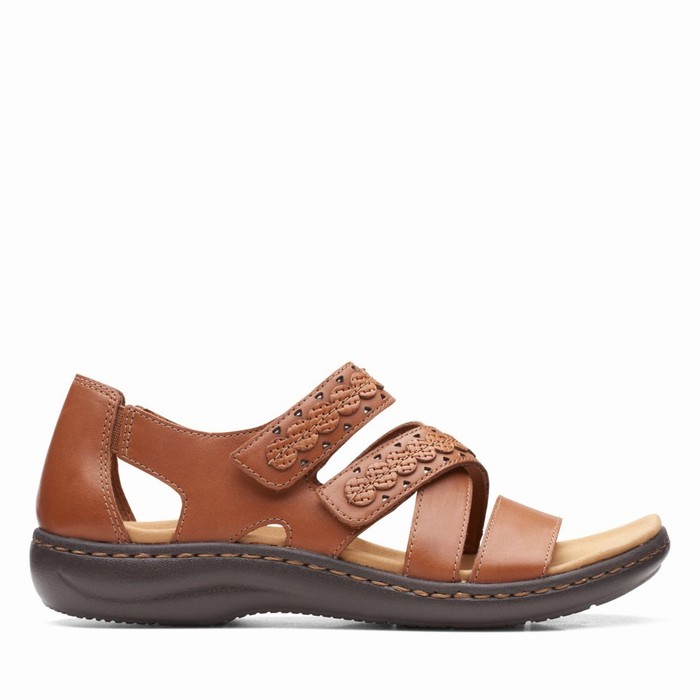 Sandales Clarks Laurieann Holly Femme Marron | YRW2UE3V