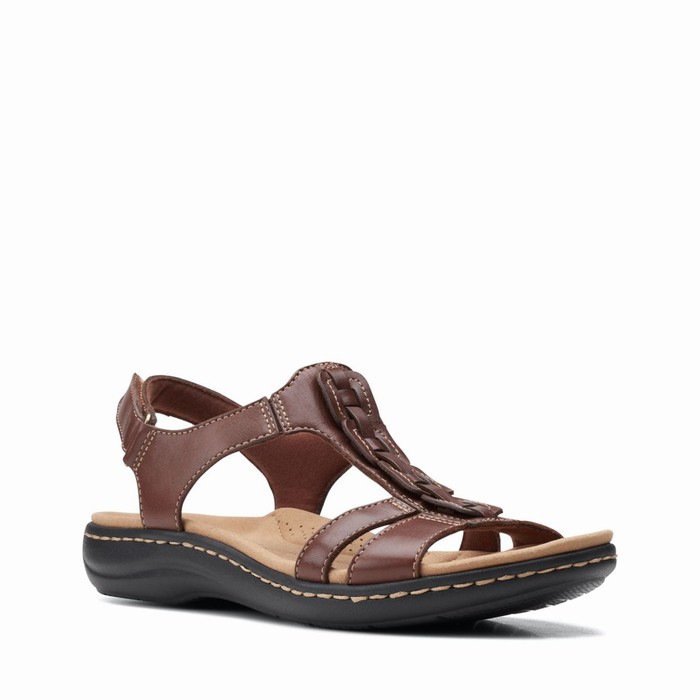 Sandales Clarks Laurieann Kay Femme Marron | EYRDKGPA