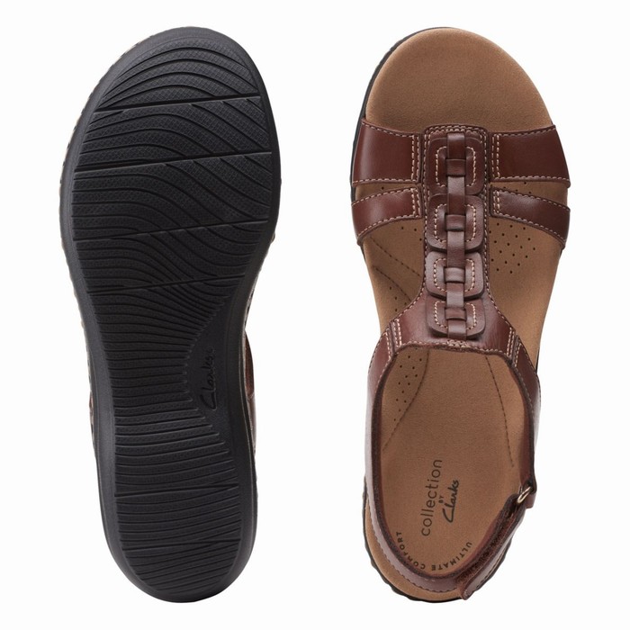 Sandales Clarks Laurieann Kay Femme Marron | EYRDKGPA