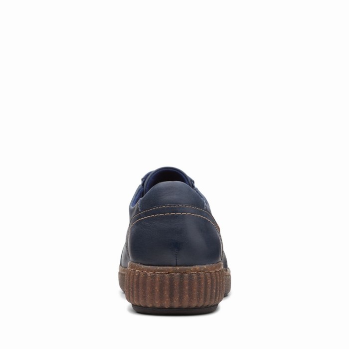 Sandales Clarks Magnolia Zip Femme Bleu Marine | IRFGZSG6