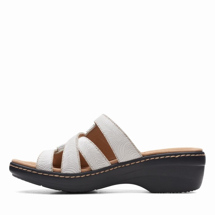 Sandales Clarks Merliah Karli Femme Blanche | C4H8GZMK